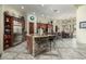 Gourmet kitchen with granite island and custom cabinets at 10630 E Cactus View Cir, Gold Canyon, AZ 85118