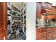 Walk-in pantry with ample shelving for storage at 10630 E Cactus View Cir, Gold Canyon, AZ 85118