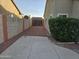 Private backyard with gravel and block wall at 10660 W Monaco Blvd, Arizona City, AZ 85123