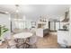 Modern kitchen with marble island and stainless steel appliances at 1422 W Colter St, Phoenix, AZ 85013