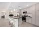 Modern kitchen with stainless steel appliances and island at 155 N Lakeview Blvd # 100, Chandler, AZ 85225