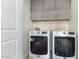 Convenient laundry room with side-by-side washer and dryer at 155 N Lakeview Blvd # 100, Chandler, AZ 85225