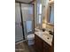 Clean bathroom with shower, toilet and vanity at 17200 W Bell Rd # 1599, Surprise, AZ 85374