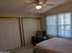 Relaxing bedroom, complete with a ceiling fan and ample closet space at 17200 W Bell Rd # 1599, Surprise, AZ 85374