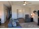 Inviting entryway with hardwood floors and access to living spaces at 17200 W Bell Rd # 1599, Surprise, AZ 85374