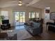 Open living area showcasing hardwood floors, ample natural light, and comfortable furnishings at 17200 W Bell Rd # 1599, Surprise, AZ 85374