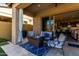 Covered patio with comfortable seating and grill at 1820 N Bernard --, Mesa, AZ 85207