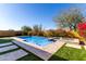 Pool and spa with beautiful landscaping at 1820 N Bernard --, Mesa, AZ 85207