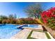 Stunning pool and spa with a tranquil setting at 1820 N Bernard --, Mesa, AZ 85207