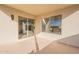 Covered patio with sliding glass doors to interior at 18204 N 11Th Dr, Phoenix, AZ 85023