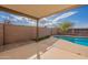 Covered patio with view of a refreshing pool at 18204 N 11Th Dr, Phoenix, AZ 85023