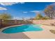 Inviting kidney-shaped pool in sunny backyard at 18204 N 11Th Dr, Phoenix, AZ 85023