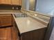 Kitchen features double sink and tile backsplash at 19422 N Smith Dr, Maricopa, AZ 85139