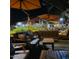 Night view of outdoor seating at Market Street shops at 19475 N Grayhawk Dr # 2169, Scottsdale, AZ 85255