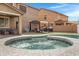 Inviting spa with bubbling water at 19538 N Crestview Ln, Maricopa, AZ 85138