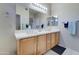 Bathroom boasts double vanity and modern fixtures at 20055 N Siesta Rock Dr, Surprise, AZ 85374