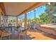 Covered patio with seating area, perfect for outdoor dining at 20055 N Siesta Rock Dr, Surprise, AZ 85374