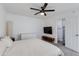 Main bedroom with TV and en-suite bathroom at 2039 E Aspen Dr, Tempe, AZ 85282