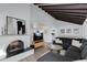 Bright living room featuring a fireplace and sectional sofa at 2039 E Aspen Dr, Tempe, AZ 85282