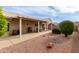 Spacious backyard with patio, grill, and landscaping at 22516 N Via De La Caballa --, Sun City West, AZ 85375