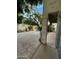 Relaxing pool area with flagstone patio and lush landscaping at 2322 S Rogers -- # 9, Mesa, AZ 85202