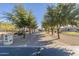 Long driveway leading to a two-car garage at 24435 S 195Th St, Queen Creek, AZ 85142