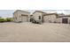 Detached garage with additional storage space and a large driveway at 24435 S 195Th St, Queen Creek, AZ 85142