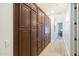 Hallway with built-in storage and cabinets at 24435 S 195Th St, Queen Creek, AZ 85142