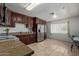 Kitchen features stainless steel refrigerator and granite countertops at 2738 N 40Th Dr, Phoenix, AZ 85009