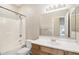 Bathroom features a vanity, toilet, and shower/tub combo at 2950 W Louise Dr # 203, Phoenix, AZ 85027