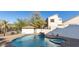 Community pool and spa with gazebo and surrounding landscape at 2950 W Louise Dr # 203, Phoenix, AZ 85027