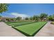 Outdoor bocce ball courts with covered seating area at 3199 N 159Th Dr, Goodyear, AZ 85395