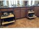 Spacious kitchen with ample storage and pull-out drawers at 3199 N 159Th Dr, Goodyear, AZ 85395