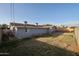 Backyard view of house, showing grassy area at 3440 W Krall St, Phoenix, AZ 85017