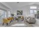 Bright living room with ample natural light and stylish seating at 5429 W Kerry Ln, Glendale, AZ 85308