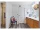 Elegant bathroom with dual sinks, and a separate shower at 5820 E Morning Vista Ln, Cave Creek, AZ 85331