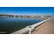 Scenic Tempe Town Lake view with bridge and pedestrian path at 725 E Vaughn Dr, Tempe, AZ 85283