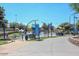 Community splash pad with shade structures and seating at 725 E Vaughn Dr, Tempe, AZ 85283