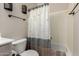 Clean bathroom with a shower/tub combo and updated vanity at 7409 W Briles Rd, Peoria, AZ 85383