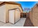 Convenient storage shed located in the backyard at 7409 W Briles Rd, Peoria, AZ 85383