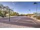 Well-maintained outdoor basketball court with clear markings at 7462 E Visao Dr, Scottsdale, AZ 85266