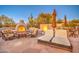 Outdoor firepit area perfect for entertaining at 7462 E Visao Dr, Scottsdale, AZ 85266