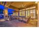 Comfortable patio furniture perfect for outdoor entertaining at 7462 E Visao Dr, Scottsdale, AZ 85266