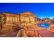 Entertaining oasis with a sparkling pool and spacious patio with comfortable seating at 7462 E Visao Dr, Scottsdale, AZ 85266