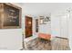 Inviting entryway with wood floor and accent wall at 7800 E Lincoln Dr # 1096, Scottsdale, AZ 85250