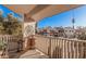 Private balcony with seating area and view at 7800 E Lincoln Dr # 2092, Scottsdale, AZ 85250