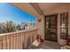 Balcony with door access and view at 7800 E Lincoln Dr # 2092, Scottsdale, AZ 85250