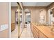 Bright bathroom with walk-in closet and mirror at 8260 E Mohawk Ln, Scottsdale, AZ 85255