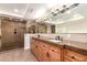 Spa-like bathroom with double vanity and large shower at 8438 N 84Th Pl, Scottsdale, AZ 85258