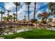 Serene water feature with lush landscaping at 8438 N 84Th Pl, Scottsdale, AZ 85258